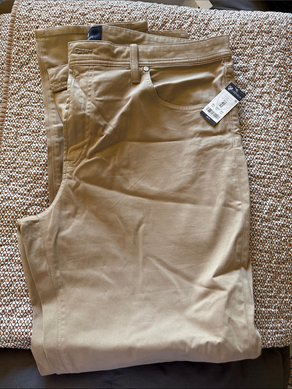 Daniel Cremieux Men's Tan Chinos